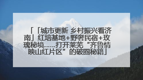 「城市更新 乡村振兴看济南」红培基地+野奢民宿+玫瑰秘境……打开莱芜“齐鲁情映山红片区”的破圈秘籍