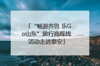 “畅游齐鲁 乐Go山东”旅行商踩线活动走进泰安