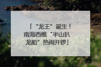 “龙王”诞生！南海西樵“半山扒龙船”热闹开锣