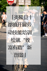 炎陵县十都镇开展劳动技能培训 绘就“致富有路”新图景