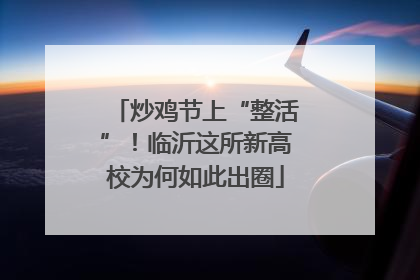 炒鸡节上“整活”！临沂这所新高校为何如此出圈