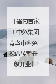 省内首家！中免集团青岛市内免税店转型升级开业