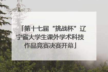 第十七届“挑战杯”辽宁省大学生课外学术科技作品竞赛决赛开幕