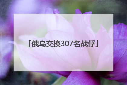 俄乌交换307名战俘