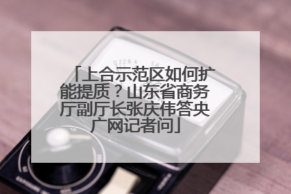 上合示范区如何扩能提质？山东省商务厅副厅长张庆伟答央广网记者问