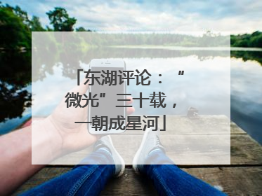 东湖评论：“微光”三十载，一朝成星河