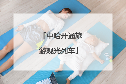 中哈开通旅游观光列车