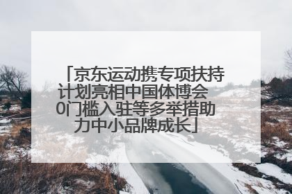 京东运动携专项扶持计划亮相中国体博会 0门槛入驻等多举措助力中小品牌成长
