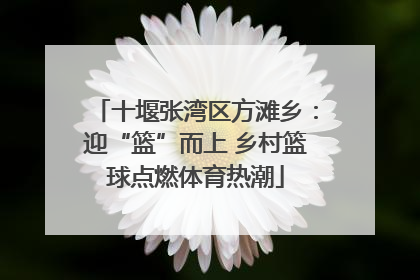 十堰张湾区方滩乡：迎“篮”而上 乡村篮球点燃体育热潮