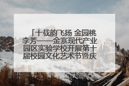 十载韵飞扬 金园桃李芳——金寨现代产业园区实验学校开展第十届校园文化艺术节暨庆“六一”系列活动