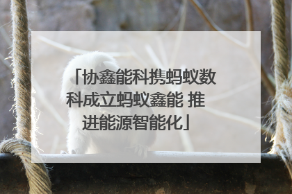 协鑫能科携蚂蚁数科成立蚂蚁鑫能 推进能源智能化