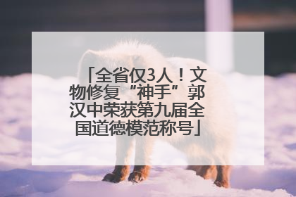 全省仅3人！文物修复“神手”郭汉中荣获第九届全国道德模范称号