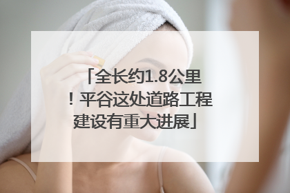 全长约1.8公里！平谷这处道路工程建设有重大进展