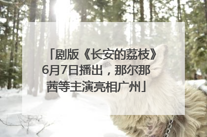 剧版《长安的荔枝》6月7日播出，那尔那茜等主演亮相广州