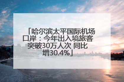 哈尔滨太平国际机场口岸：今年出入境旅客突破30万人次 同比增30.4%