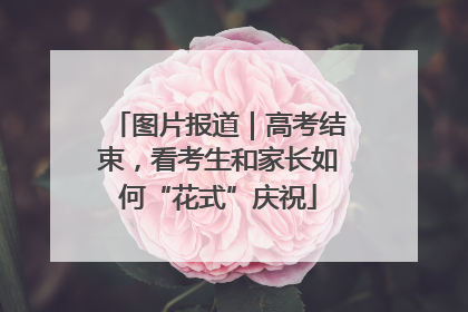 图片报道｜高考结束，看考生和家长如何“花式”庆祝
