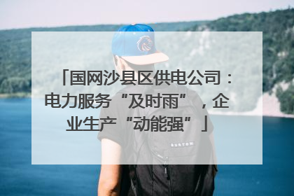 国网沙县区供电公司：电力服务“及时雨”，企业生产“动能强”
