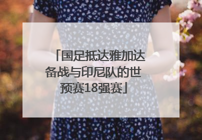 国足抵达雅加达备战与印尼队的世预赛18强赛