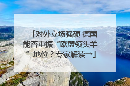 对外立场强硬 德国能否重振“欧盟领头羊”地位？专家解读→
