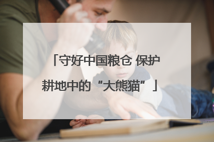 守好中国粮仓 保护耕地中的“大熊猫”