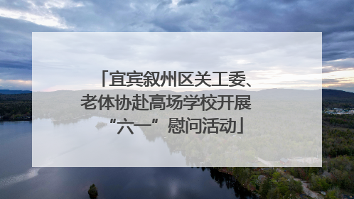 宜宾叙州区关工委、老体协赴高场学校开展“六一”慰问活动