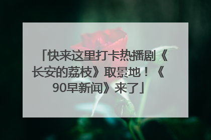 快来这里打卡热播剧《长安的荔枝》取景地！《90早新闻》来了