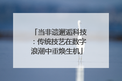 当非遗邂逅科技：传统技艺在数字浪潮中重焕生机