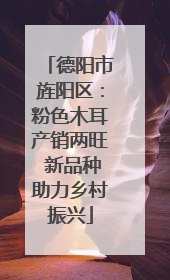 德阳市旌阳区：粉色木耳产销两旺 新品种助力乡村振兴