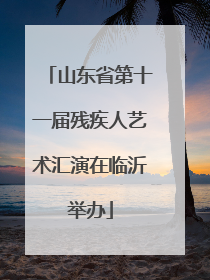 山东省第十一届残疾人艺术汇演在临沂举办
