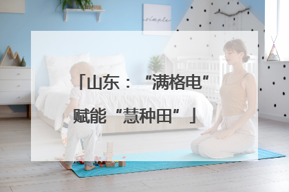 山东：“满格电”赋能“慧种田”