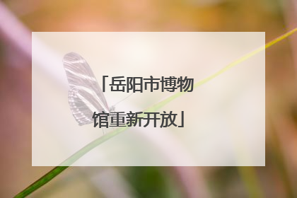 岳阳市博物馆重新开放