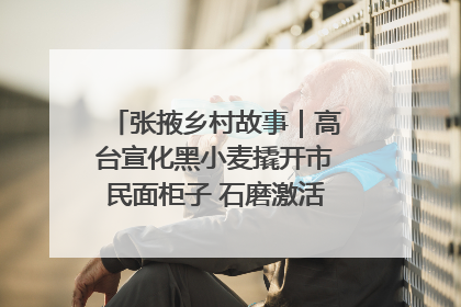 张掖乡村故事｜高台宣化黑小麦撬开市民面柜子 石磨激活村集体钱匣子