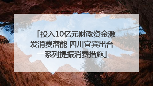 投入10亿元财政资金激发消费潜能 四川宜宾出台一系列提振消费措施