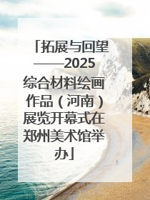 拓展与回望——2025综合材料绘画作品（河南）展览开幕式在郑州美术馆举办