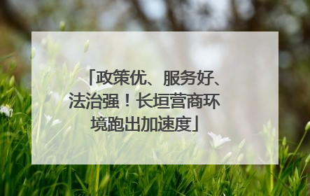 政策优、服务好、法治强！长垣营商环境跑出加速度