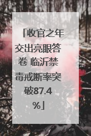 收官之年交出亮眼答卷 临沂禁毒戒断率突破87.4%