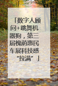 数字人顾问+跳舞机器狗，第三届槐荫惠民车展科技感“拉满”