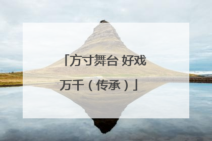 方寸舞台 好戏万千（传承）