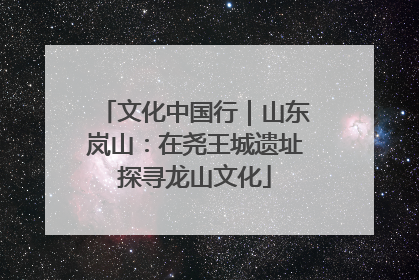 文化中国行｜山东岚山：在尧王城遗址探寻龙山文化
