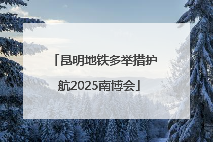 昆明地铁多举措护航2025南博会