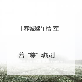 春城端午情 军营“粽”动员