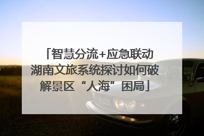 智慧分流+应急联动 湖南文旅系统探讨如何破解景区“人海”困局