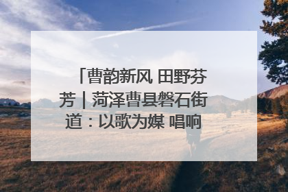 曹韵新风 田野芬芳｜菏泽曹县磐石街道：以歌为媒 唱响乡土“新歌声”