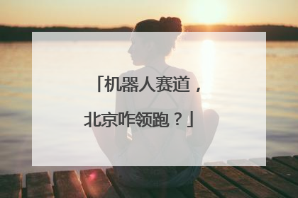 机器人赛道，北京咋领跑？