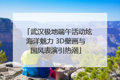 武汉极地端午活动炫海洋魅力 3D壁画与国风表演引热潮