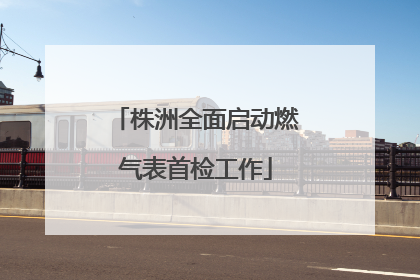 株洲全面启动燃气表首检工作