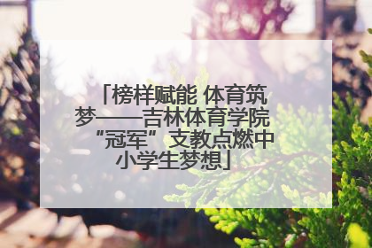 榜样赋能 体育筑梦——吉林体育学院“冠军”支教点燃中小学生梦想