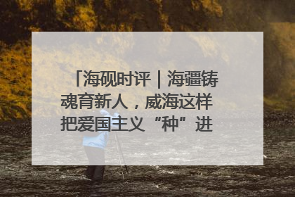 海砚时评｜海疆铸魂育新人，威海这样把爱国主义“种”进年轻人心里
