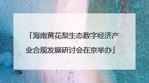 海南黄花梨生态数字经济产业合规发展研讨会在京举办