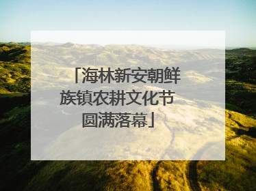 海林新安朝鲜族镇农耕文化节圆满落幕